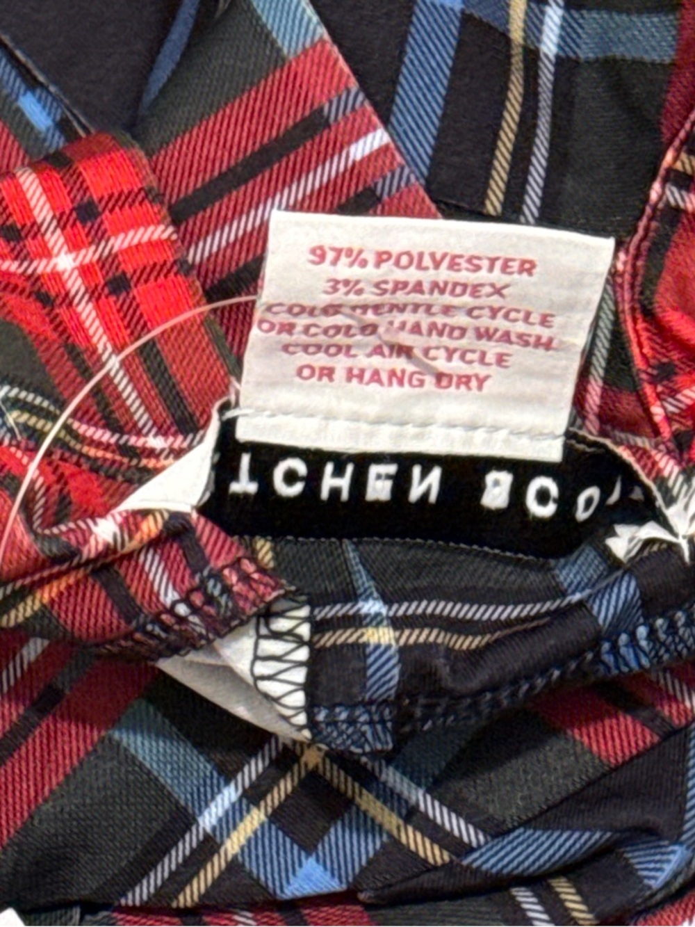 Gretchen Scott Isosceles Dress Duke of York Plaid Black Multi Size S NWT - Picture 7 of 9